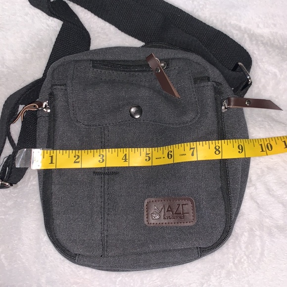 MAZE EXCLUSIVE CANVAS CROSSBODY BAG - Picture 10 of 11